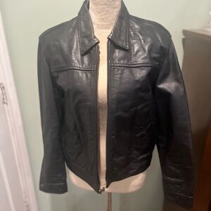 Wilson Black Leather Jacket